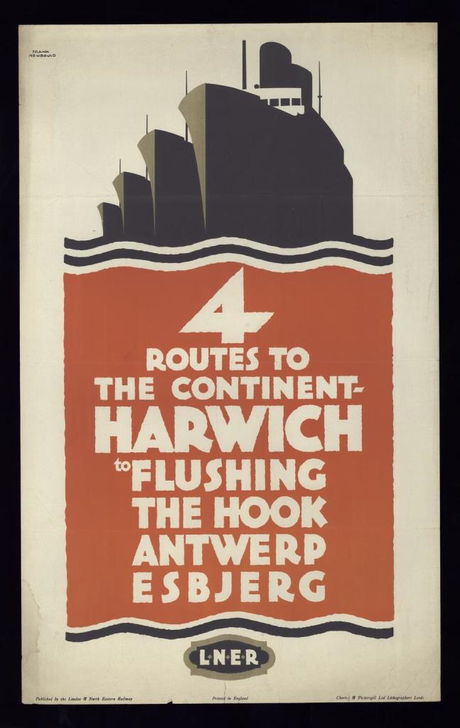 poster - 4 routes to the continent